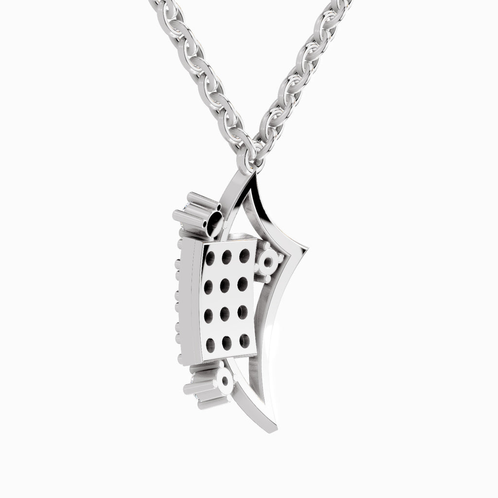 0.25 Carat Round Glow Pendant 14K Gold - White Gold