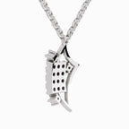 0.25 Carat Round Glow Pendant 14K Gold - White Gold