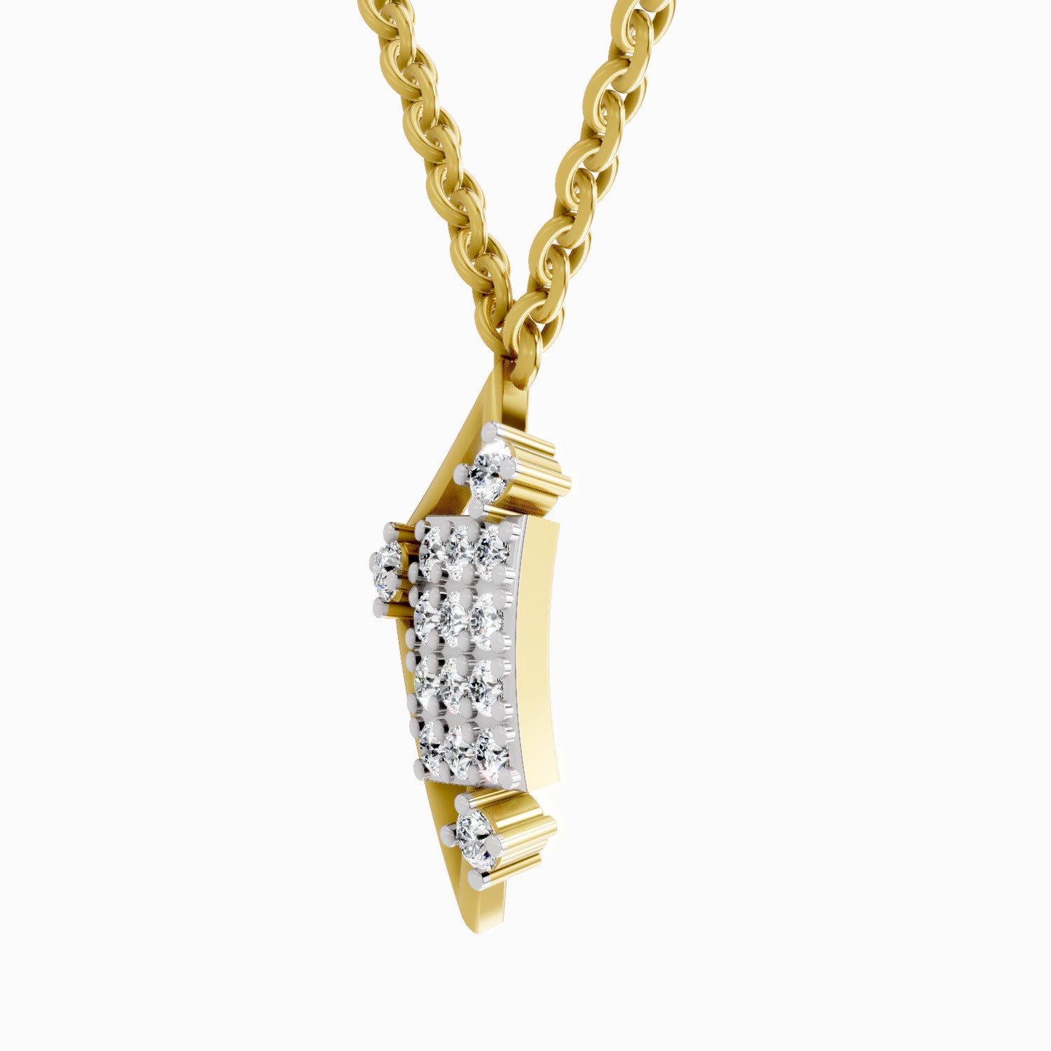 0.25 Carat Round Glow Pendant 14K Gold