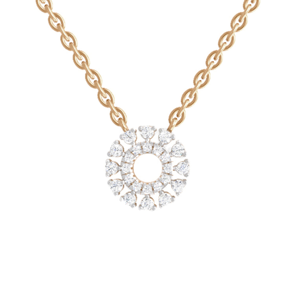 Iconic Round Diamond Necklace