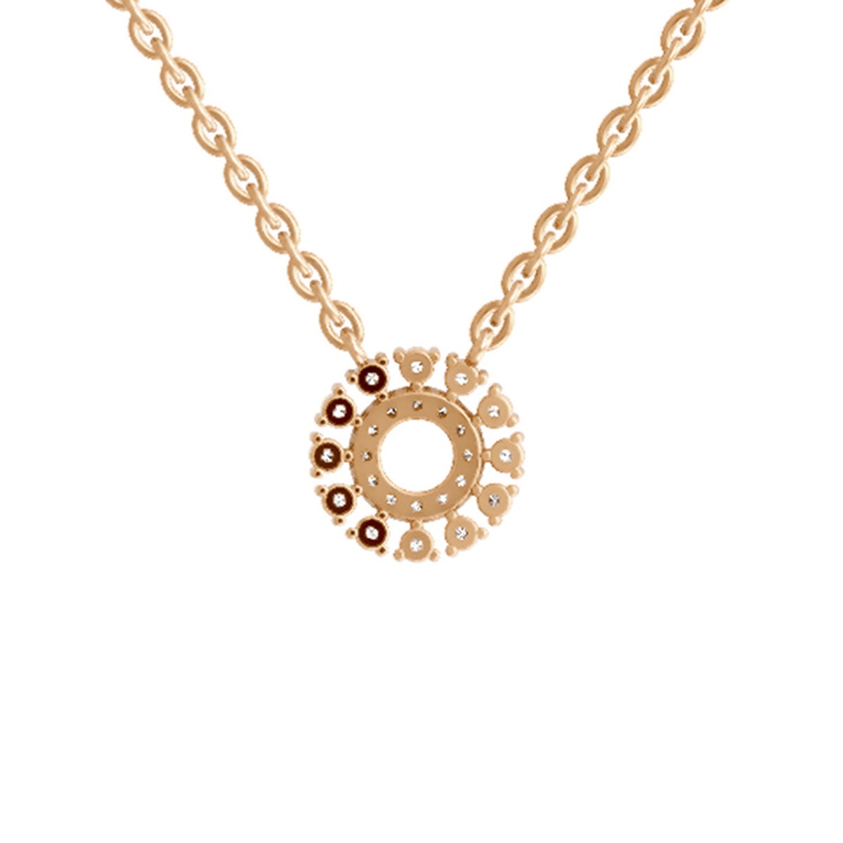 Iconic Round Diamond Necklace