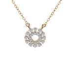 Iconic Round Diamond Necklace