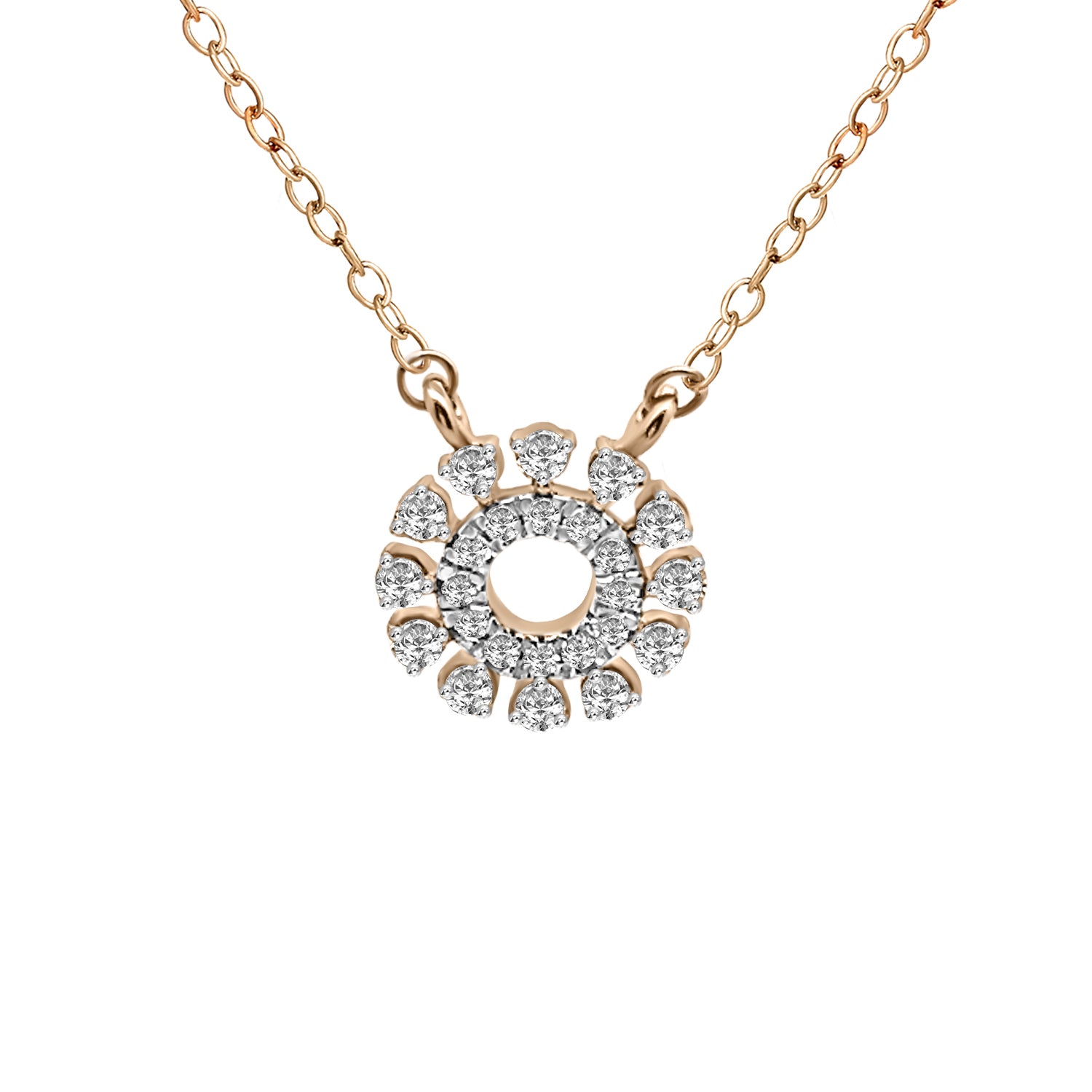 Iconic Round Diamond Necklace