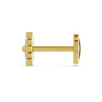 0.06 Ct Floral Nosepin 14Kt - Rose Gold
