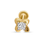0.13 Ct Solitaire Nosepin 14Kt - Rose Gold