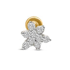 0.11 Ct Floral Nosepin 14Kt - Rose Gold