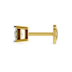 0.07 Ct Solitaire Princess Shape Nose Pin 14K Diamond - Rose Gold