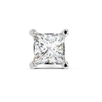 0.07 Ct Solitaire Princess Shape Nose Pin 14K Diamond - Rose Gold