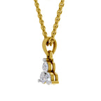 3 Stone 0.8 Ct 14Kt - Rose Gold