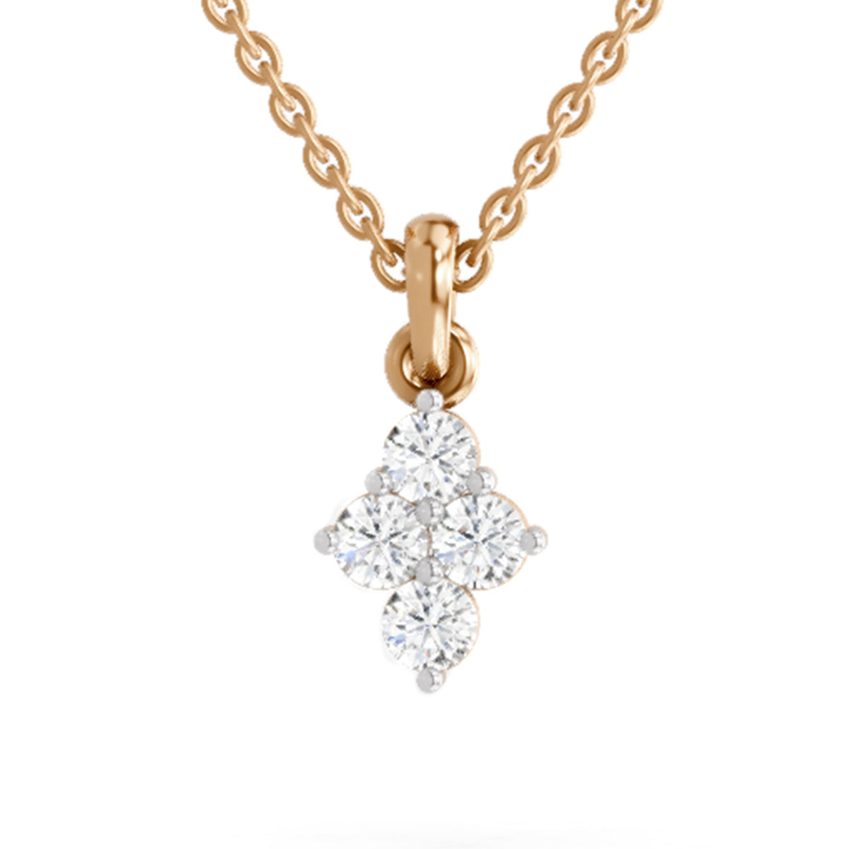 Dreamy Floral Diamond Pendant
