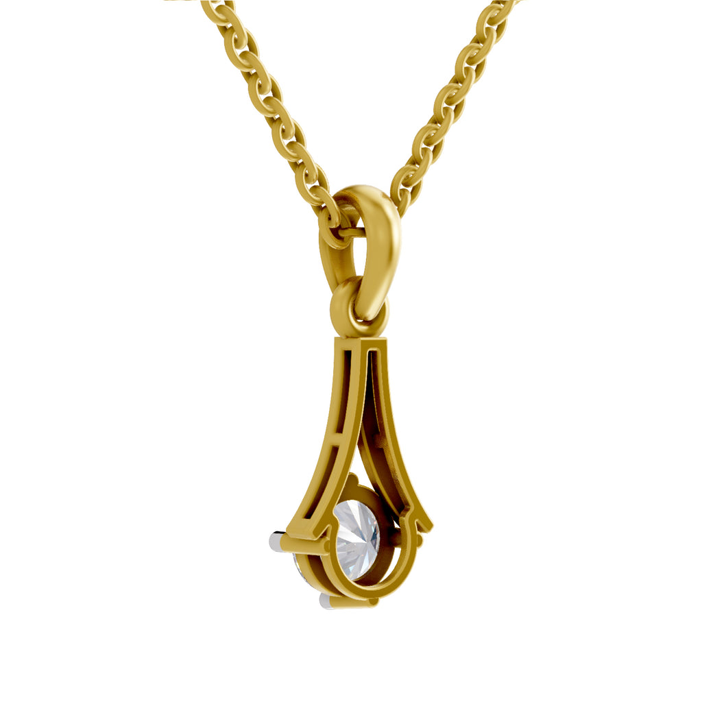 Solitaire 0.75 Ct 14Kt - Rose Gold
