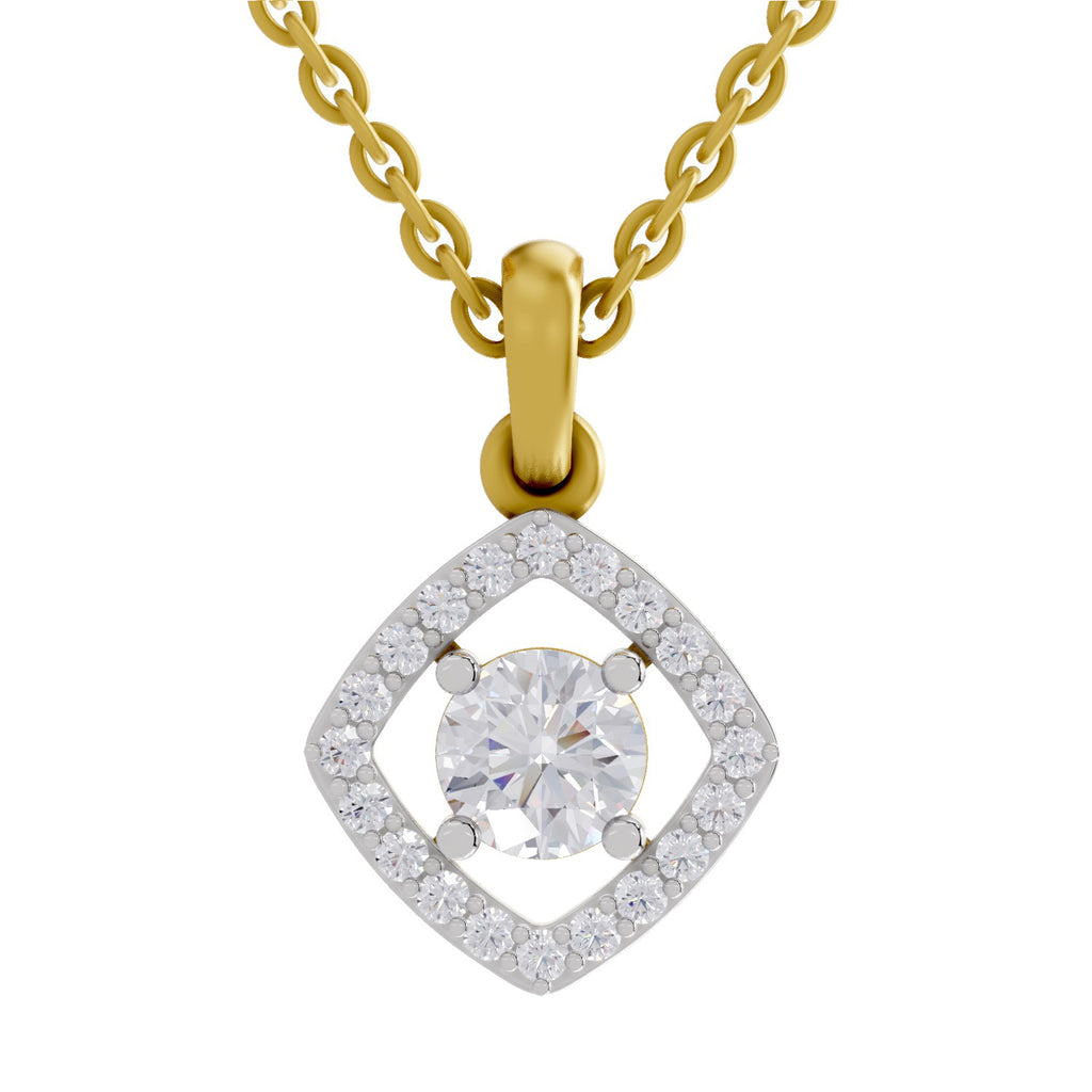 Square 0.75 Ct 14Kt - Rose Gold