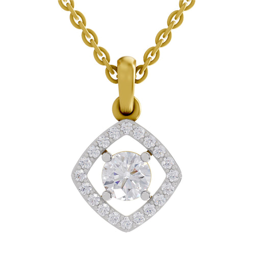 Square 0.75 Ct 14Kt - Rose Gold