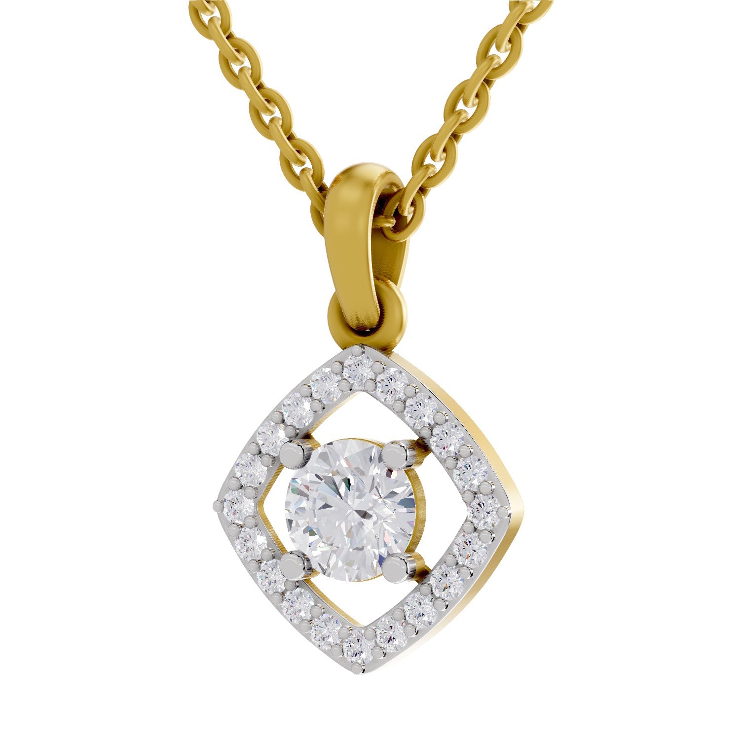 Square 0.75 Ct 14Kt - Rose Gold