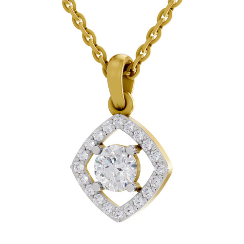 Square 0.75 Ct 14Kt - Rose Gold