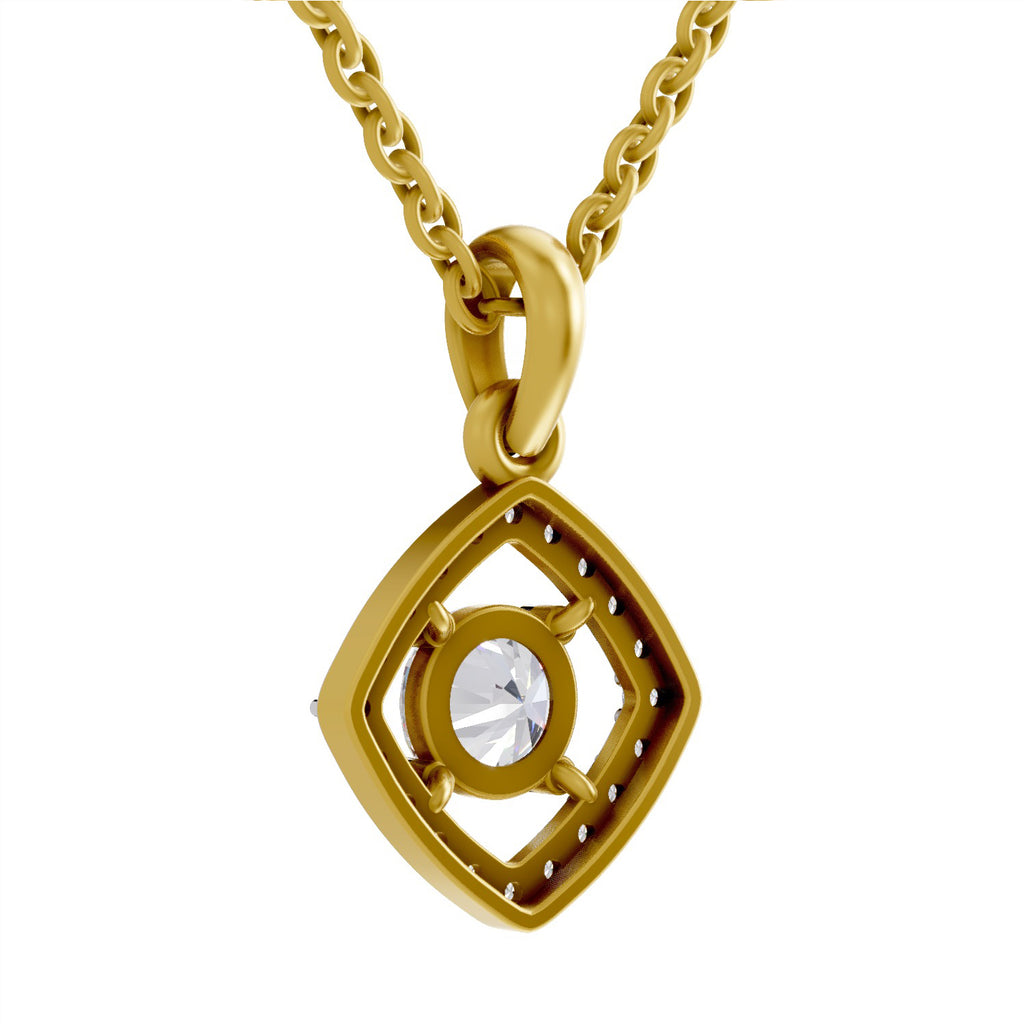 Square 0.75 Ct 14Kt - Rose Gold