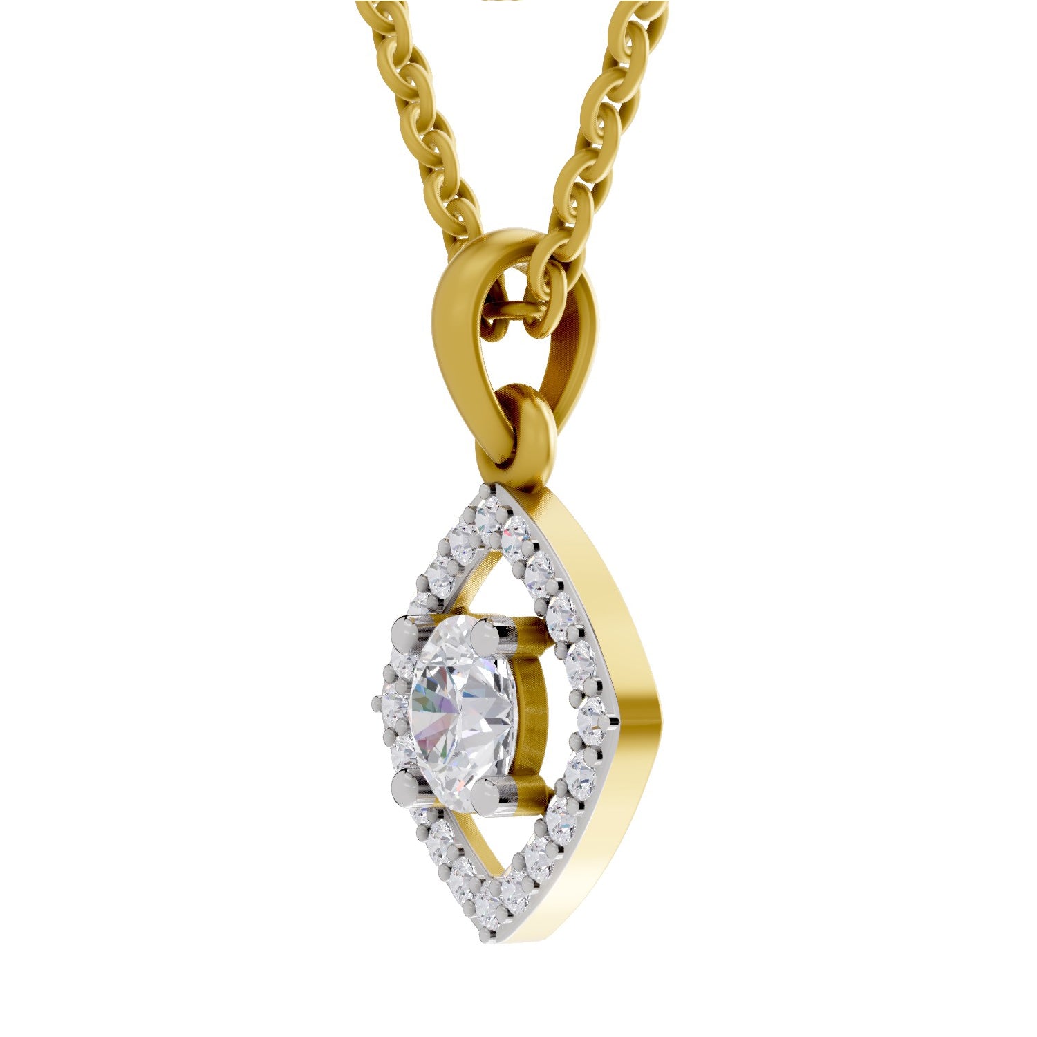 Square 0.75 Ct 14Kt - Rose Gold