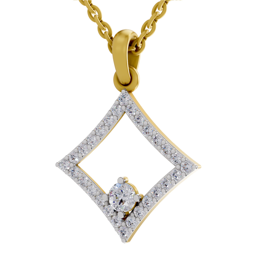 Square 0.60 Ct 14Kt - Rose Gold