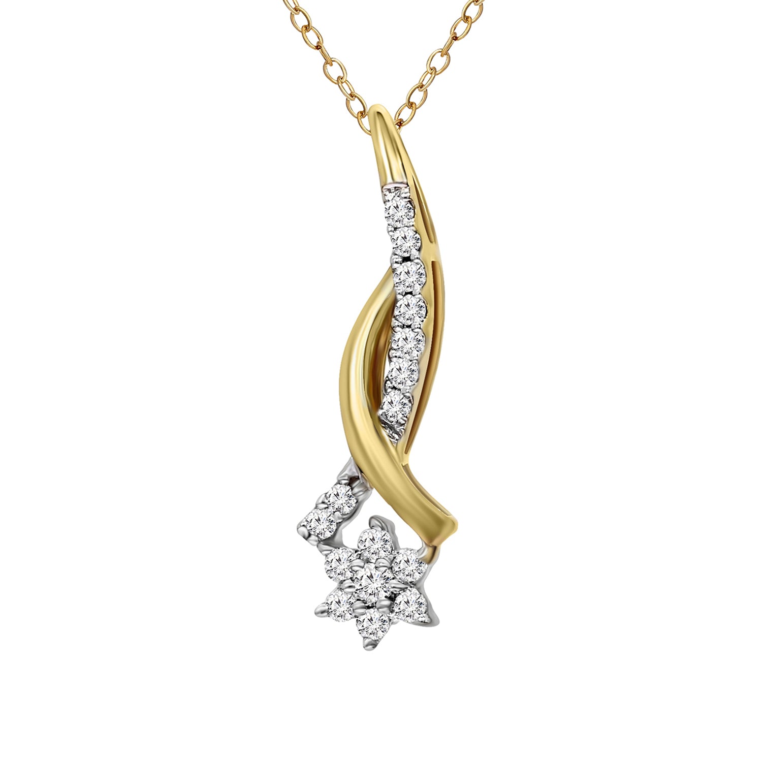0.16 Ct Pendant 14Kt - Rose Gold