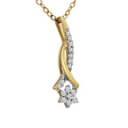 0.16 Ct Pendant 14Kt - Rose Gold