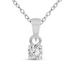 0.22 Carat 14K Gold Round Pendant