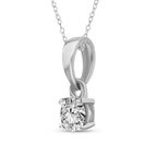 0.22 Carat 14K Gold Round Pendant