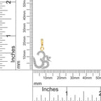 0.25 Ct Om Pendant 14Kt - Rose Gold