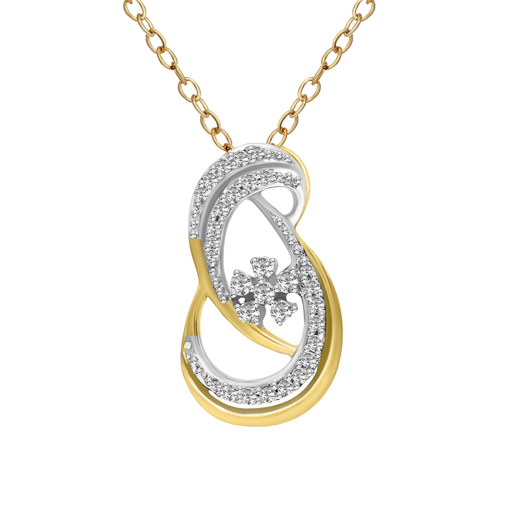 0.21 Carat Round Pendant 14K - Rose Gold