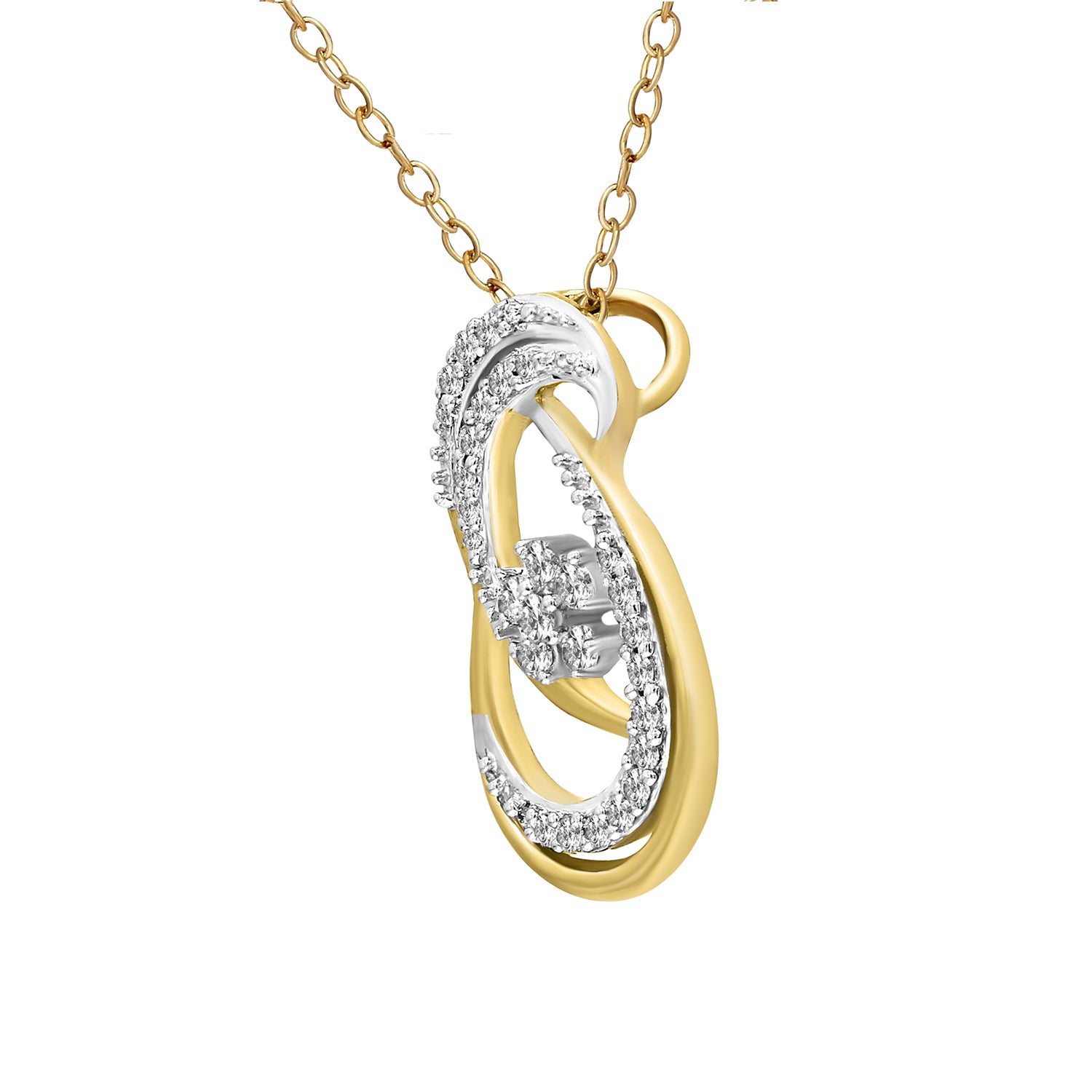 0.21 Carat Round Pendant 14K - Rose Gold