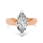 Sarafina Solitaire Marquise Lab Grown Diamond Ring
