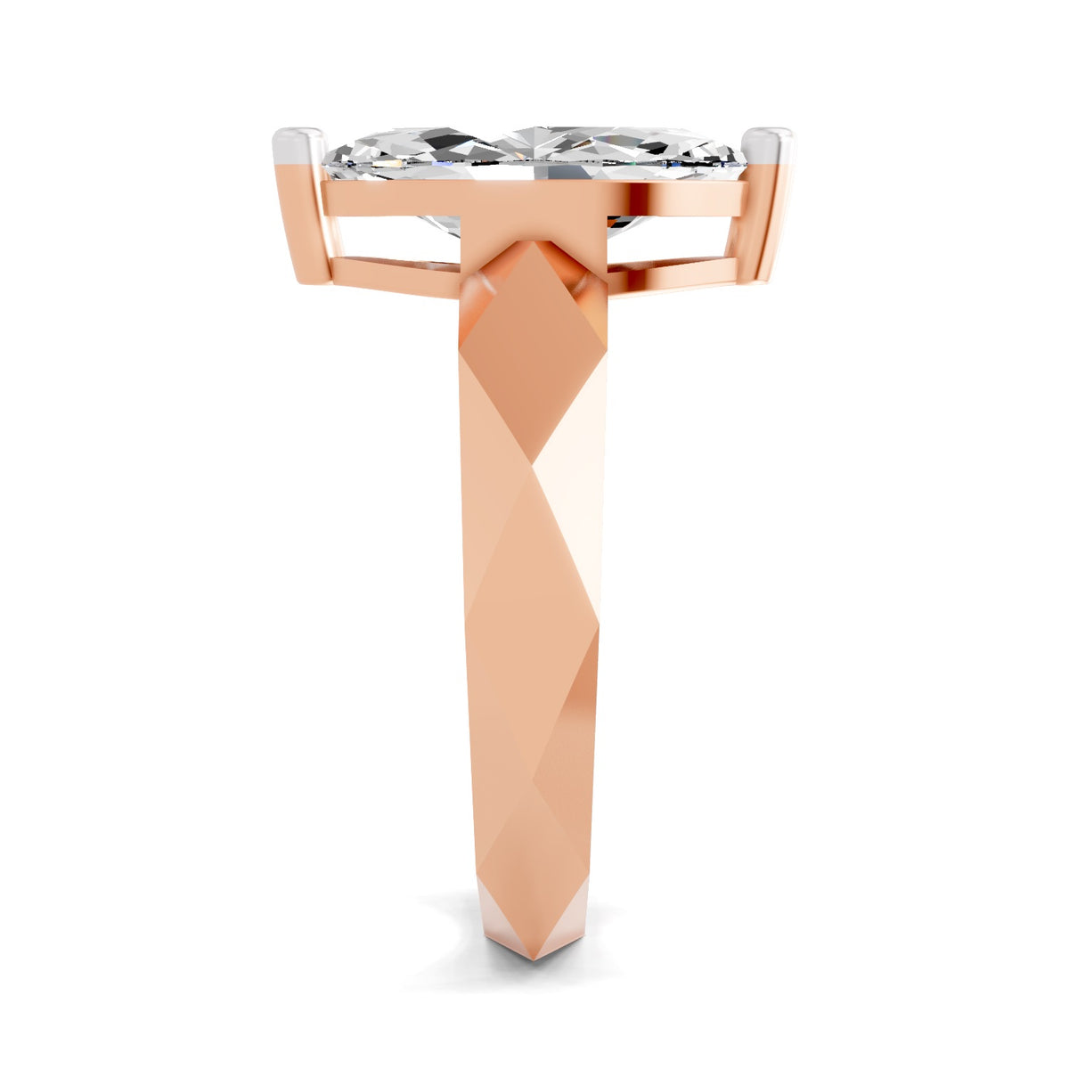 Sarafina Solitaire Marquise Lab Grown Diamond Ring