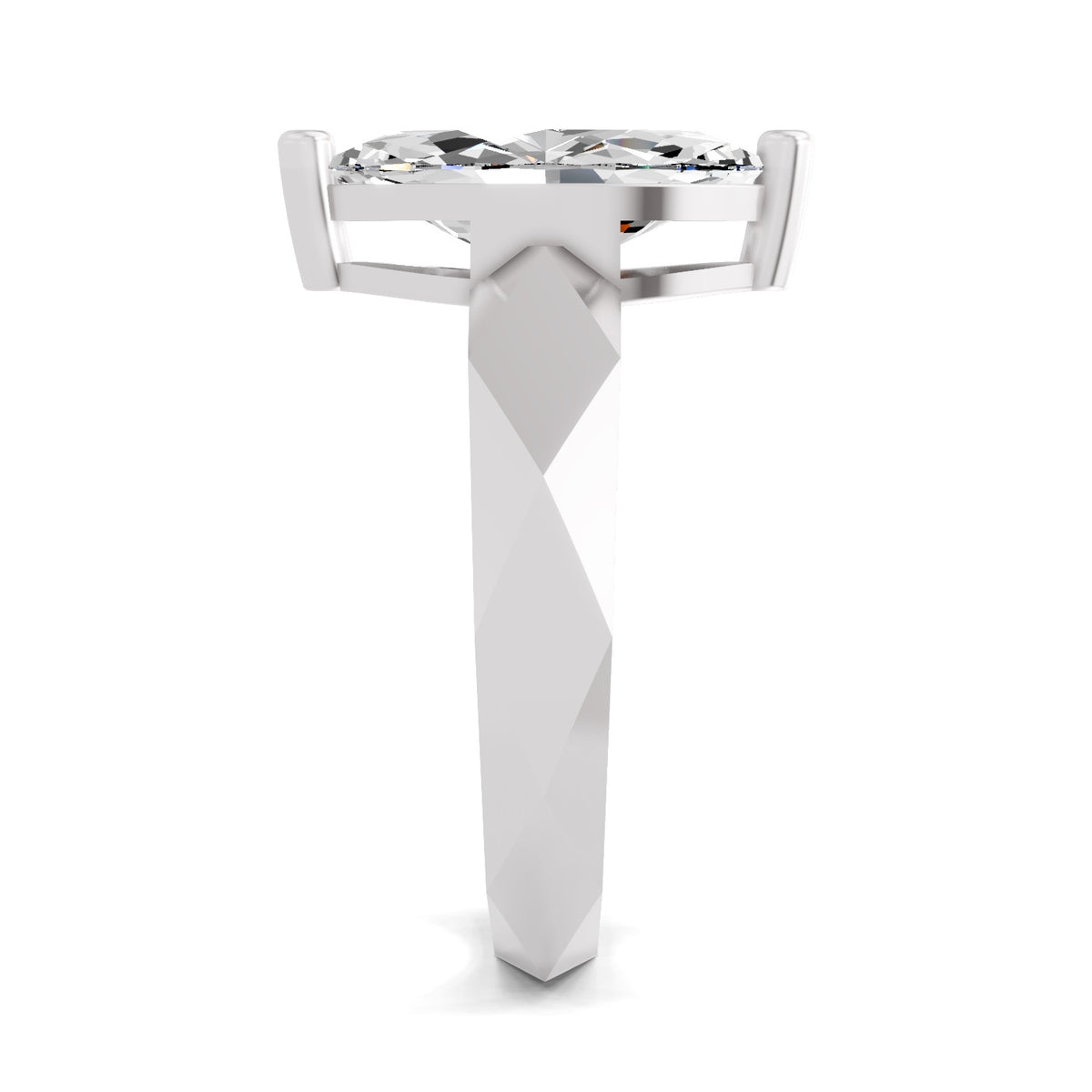 Sarafina Solitaire Marquise Lab Grown Diamond Ring