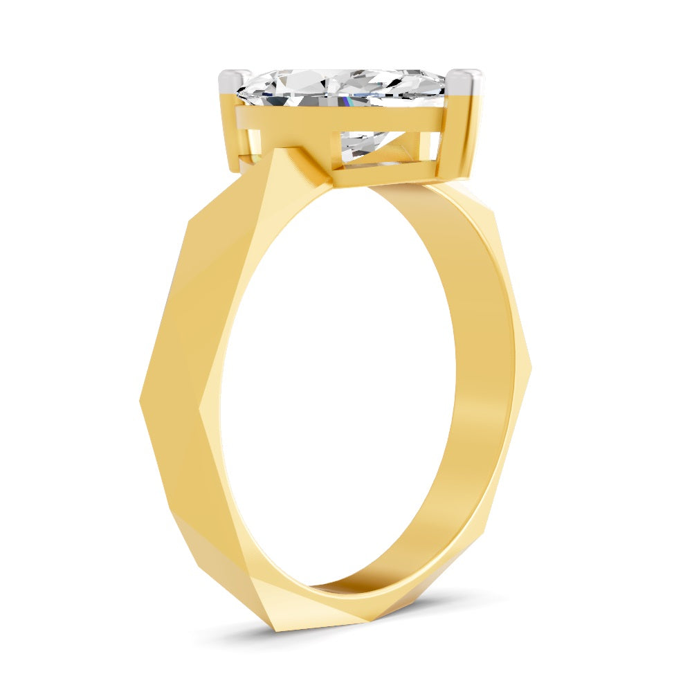 Sarafina Solitaire Marquise Lab Grown Diamond Ring