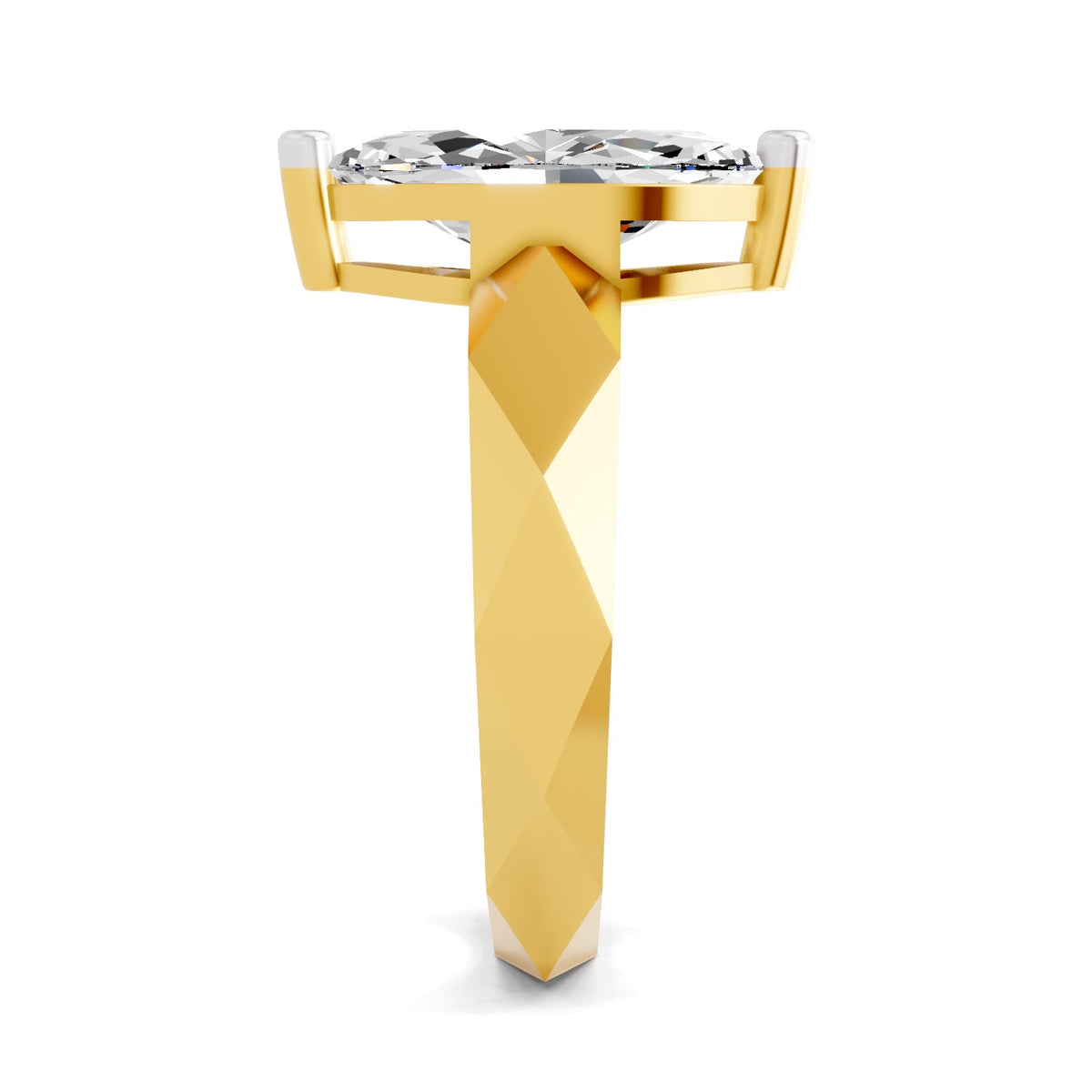 Sarafina Solitaire Marquise Lab Grown Diamond Ring