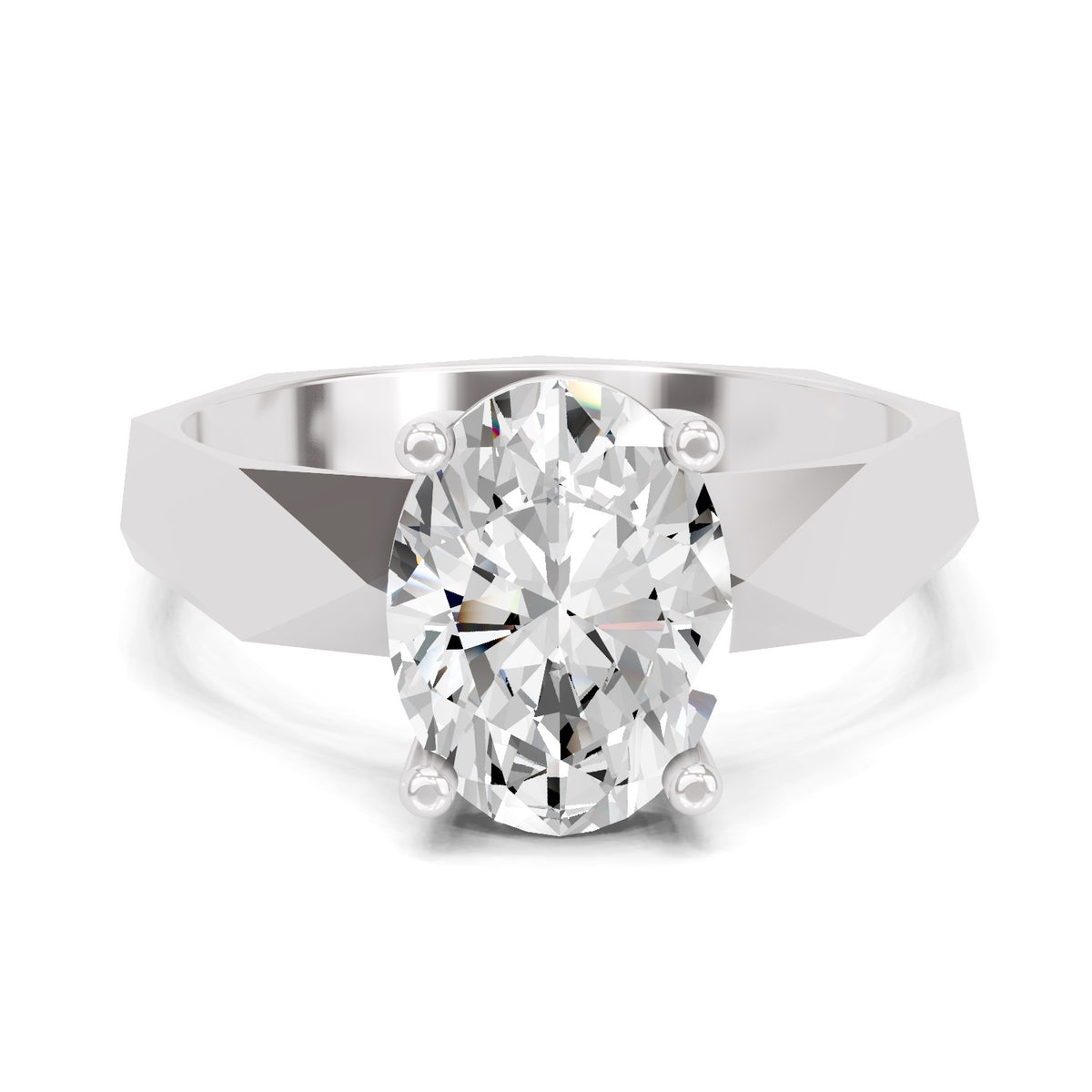 Ishana Timeless Oval Lab Grown Diamond Ring