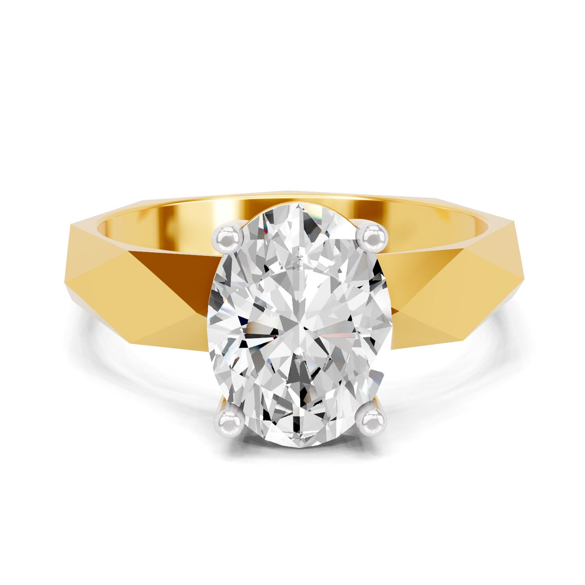 Ishana Timeless Oval Lab Grown Diamond Ring
