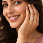Ishana Timeless Oval Lab Grown Diamond Ring