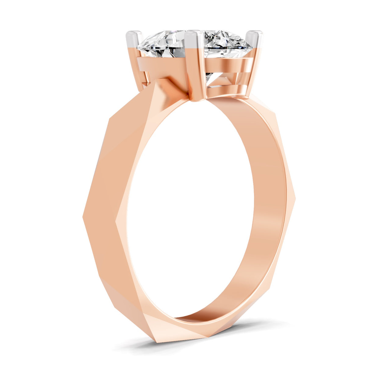 Bellina Princess Cut Lab Grown Diamond Ring