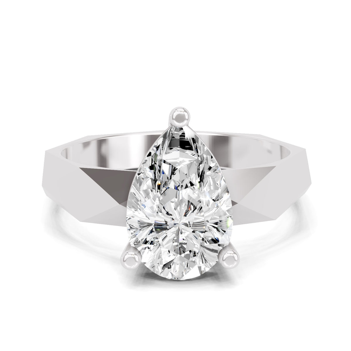 Bellina Princess Cut Lab Grown Diamond Ring
