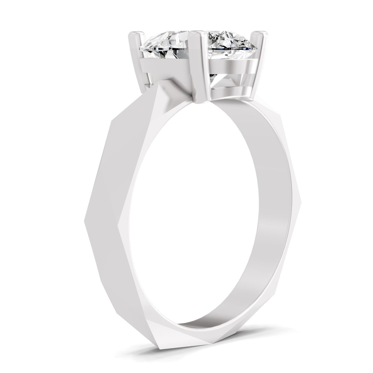 Bellina Princess Cut Lab Grown Diamond Ring