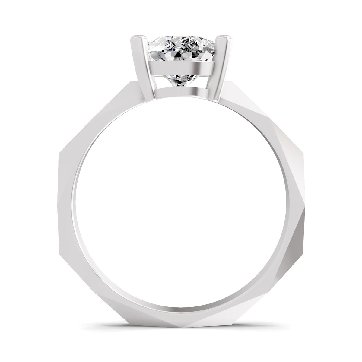 Bellina Princess Cut Lab Grown Diamond Ring