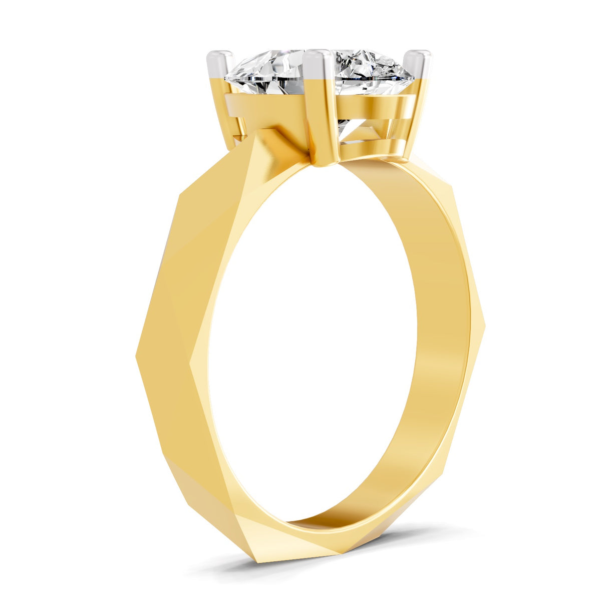 Bellina Princess Cut Lab Grown Diamond Ring