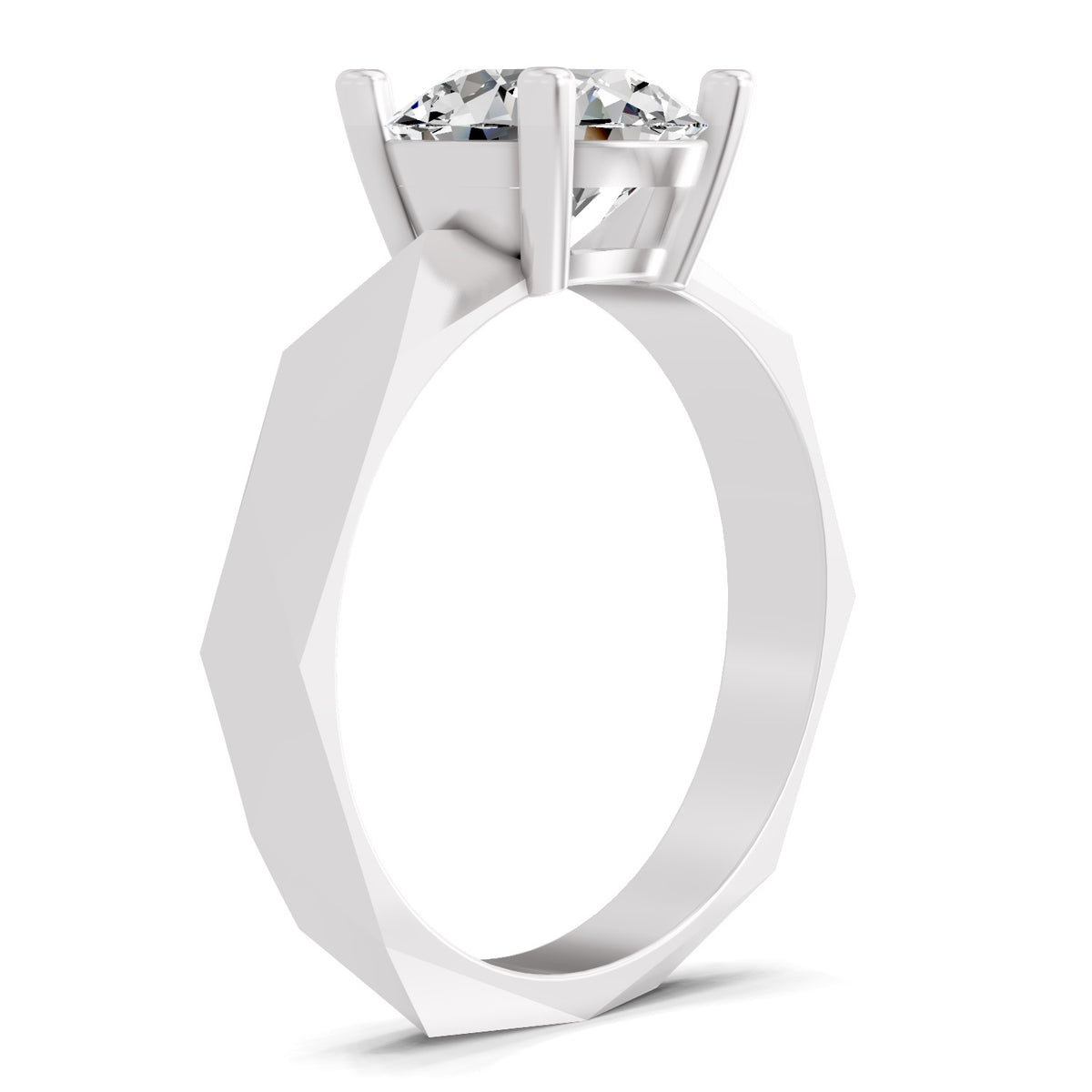 Samara Solitaire Round Lab Grown Diamond Ring