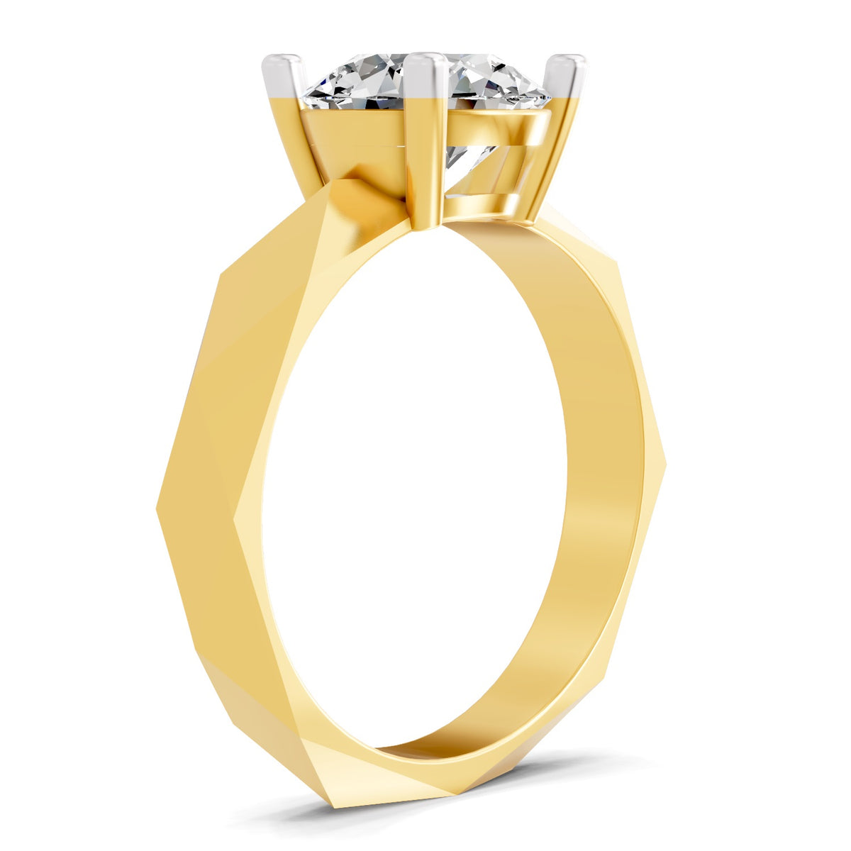 Samara Solitaire Round Lab Grown Diamond Ring