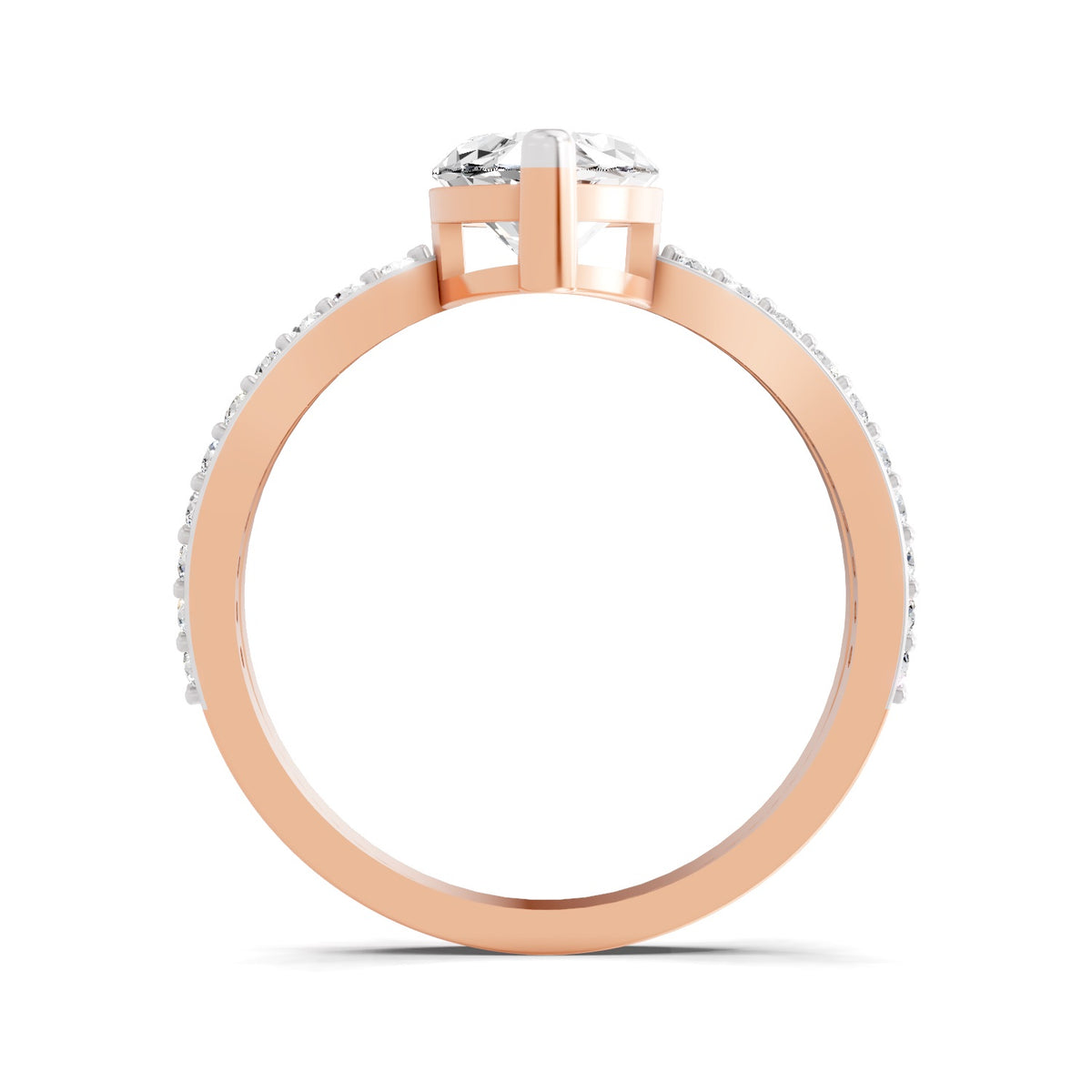 Pranavi Crossover Marquise Lab Grown Diamond Ring