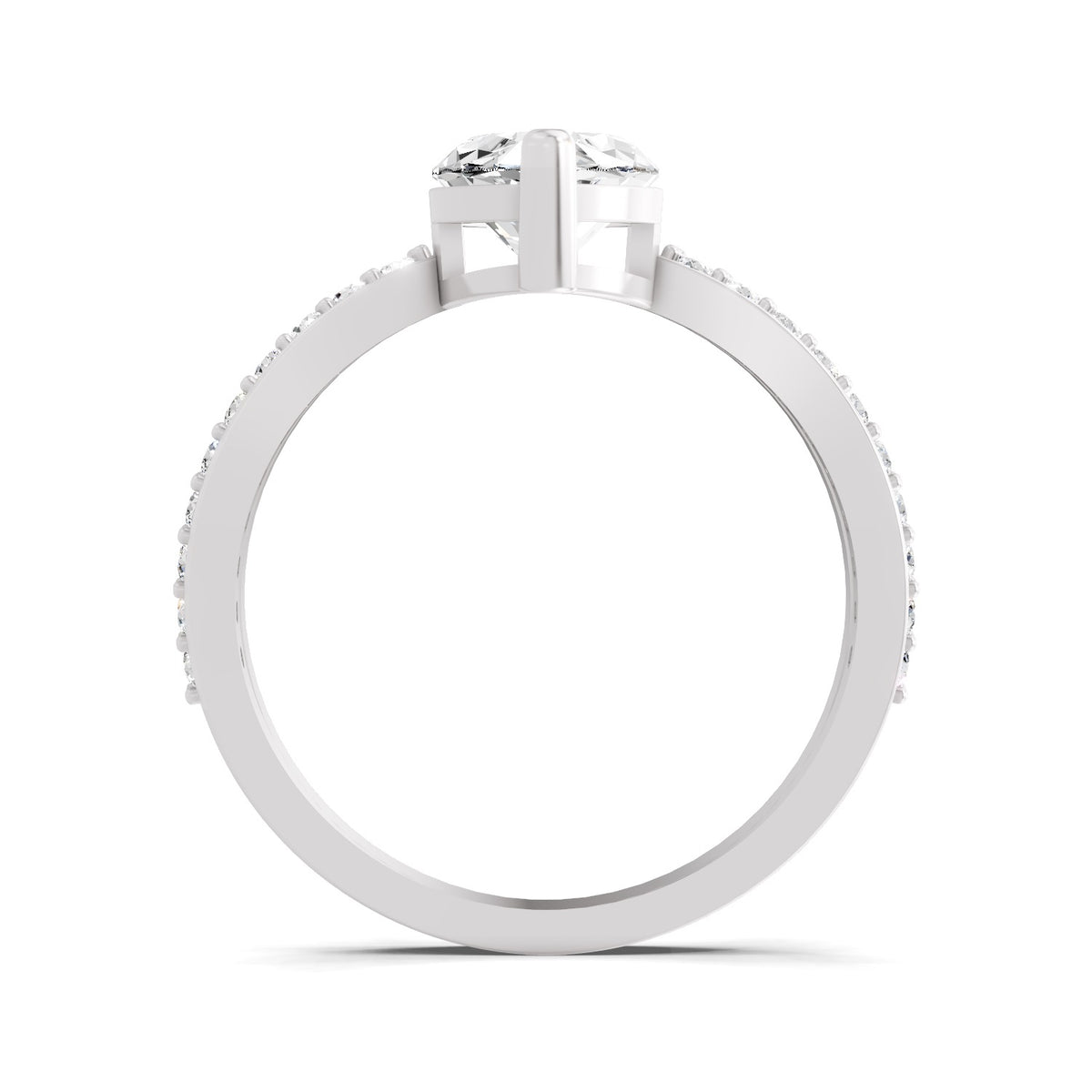 Pranavi Crossover Marquise Lab Grown Diamond Ring
