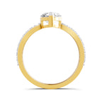Pranavi Crossover Marquise Lab Grown Diamond Ring