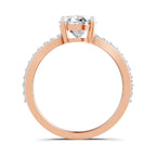 Sancia Intertwined Oval Lab Grown Diamond Ring