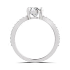 Sancia Intertwined Oval Lab Grown Diamond Ring