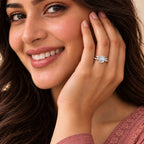 Sancia Intertwined Oval Lab Grown Diamond Ring